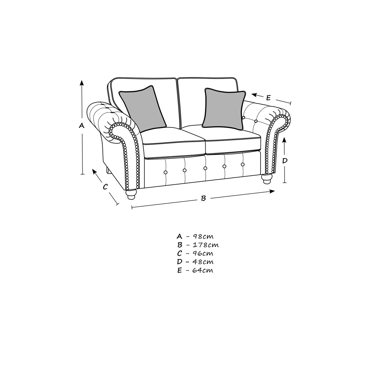 Three Posts Bodnar 2 Seater Loveseat & Reviews Wayfair.co.uk